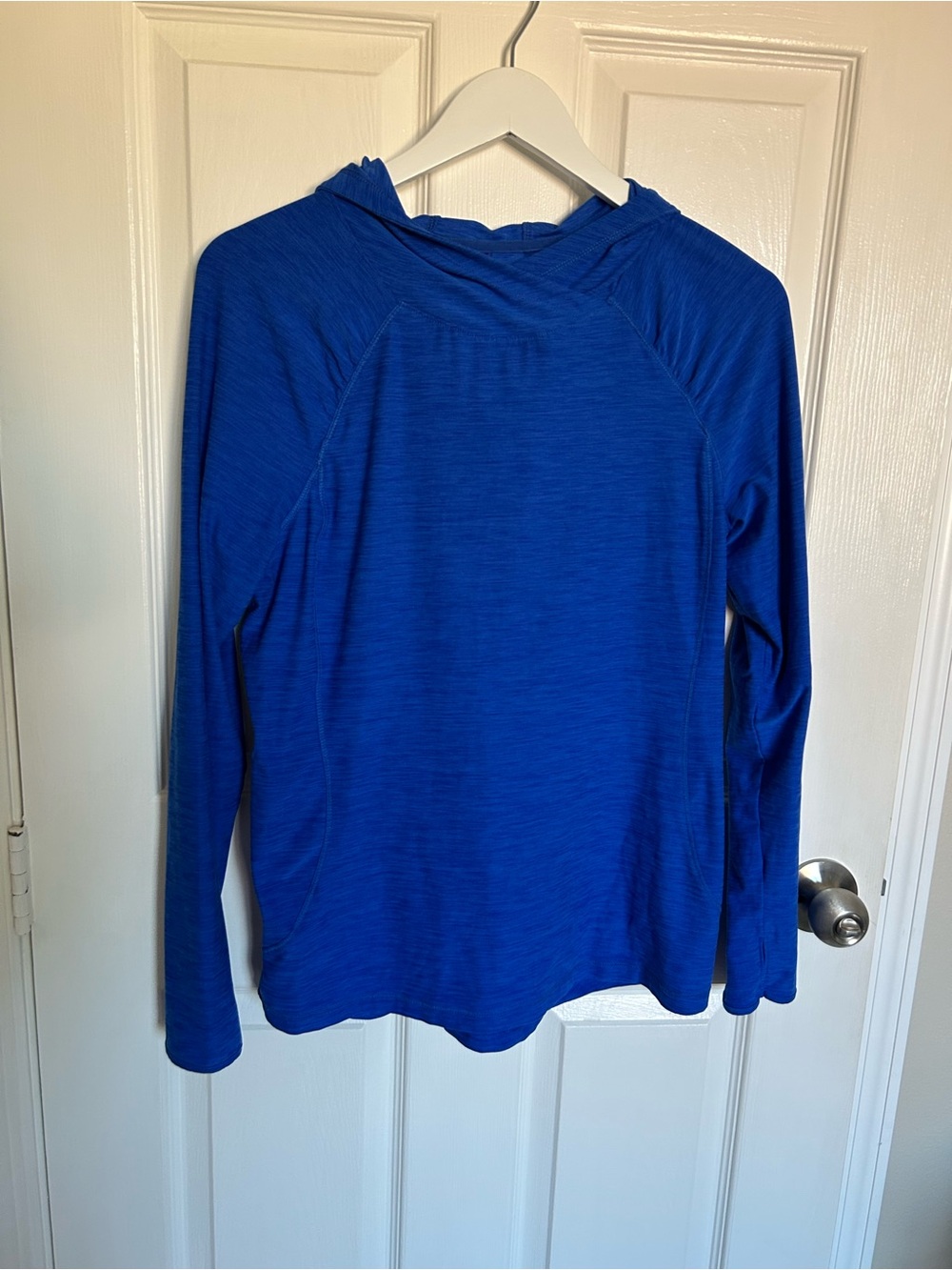 Danskin Cobalt Blue Hooded Long-Sleeve Pullover